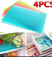 4pcs Non-Slip Waterproof Fridge mats
