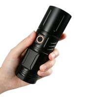 Jamboo Zoom in Zoom Out Torch Light With Power Bank [Alloy Body]